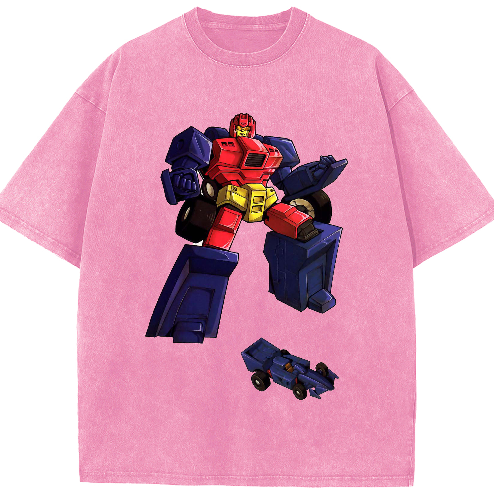 （画像用）  綿100% ヴィンテージ風 半袖Tシャツ（フロントプリント）